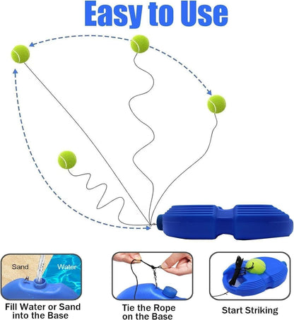 Solo Tennis/Cricket Trainer Rebound Ball with String